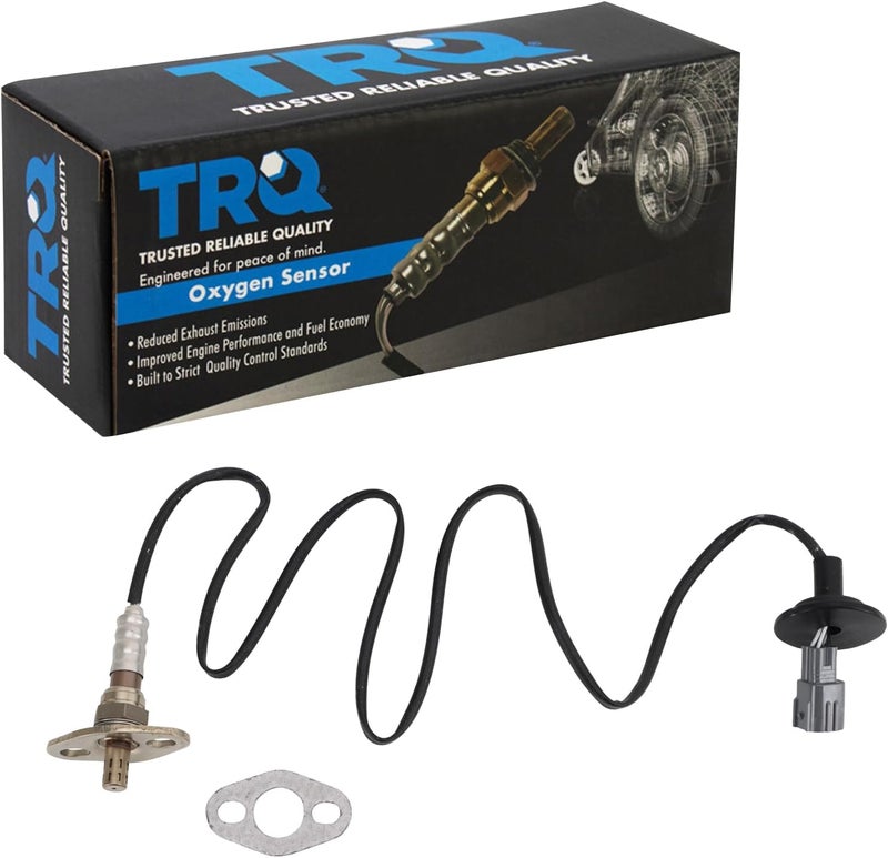 TRQ O2 Oxygen Sensor 4 Wire Narrow-Band Downstream Compatible with 2000-2004 Toyota Tacoma L4 2.4L, 2000-2004 Toyota Tacoma L4 2.7L, 2000-2004 Toyota Tacoma V6 3.4L - Image 1